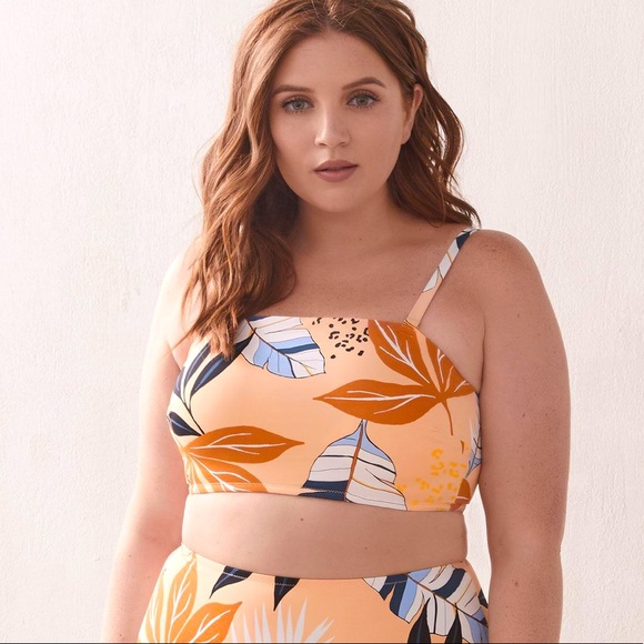 Everyday Sunday Other - Tropical Bandeau Swim Top